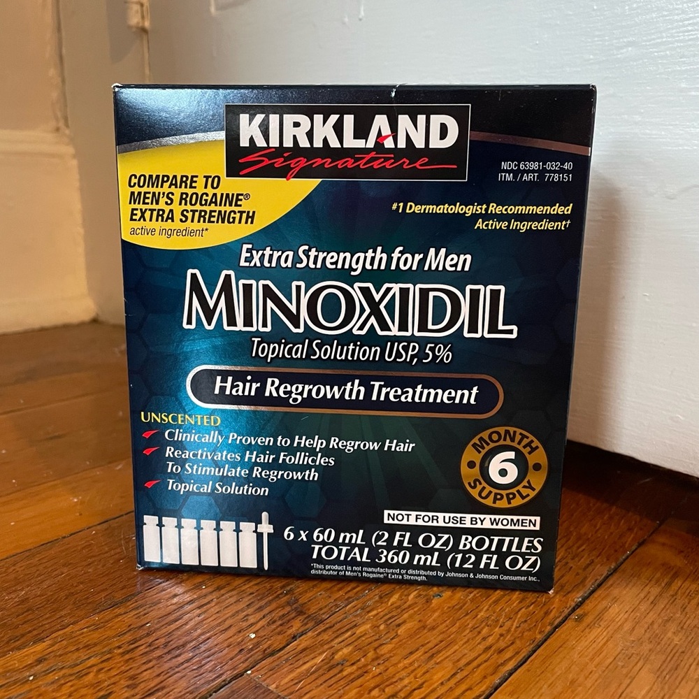 6 month supply of Minoxidil 5%